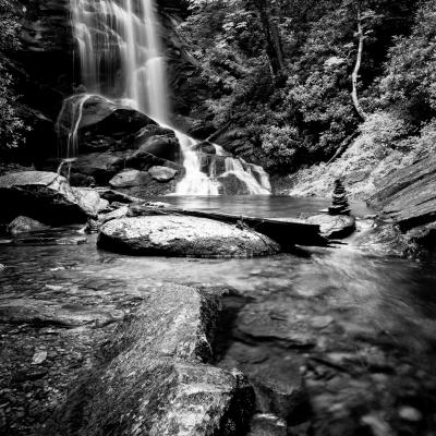 00037 Wasserfall Bw