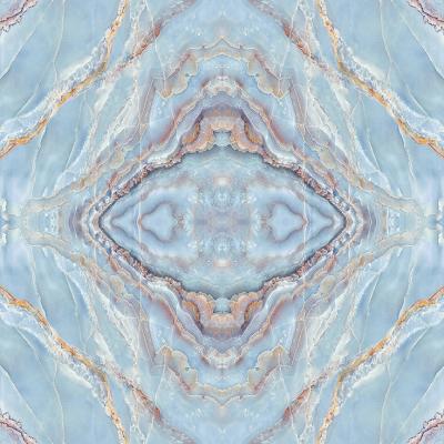 E017063 00 Mirrored Marble Turquoise