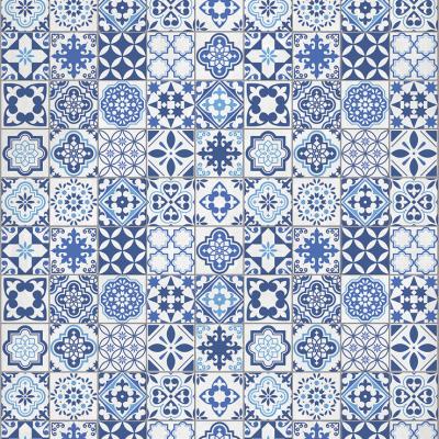 E018068 01 B Fliese Lisbon Blue Betonoptik