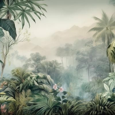 00183 Rainforest Painting